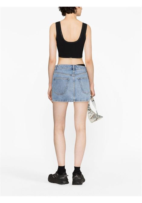 Light blue asymmetric bikini-layer denim skirt - women ALEXANDER WANG | 4DC3235138486